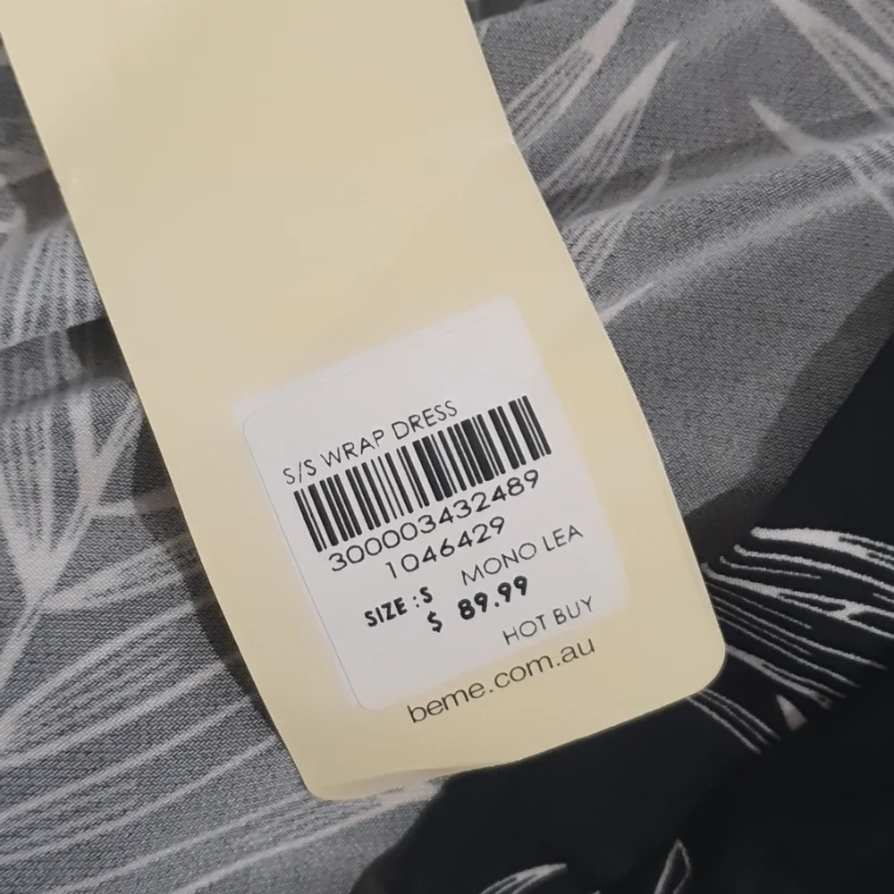 Beme New Dress Size 18 approx Black White - Picture 7 of 9